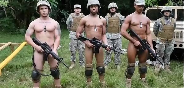  Amateur army sucking gay Jungle tear up fest